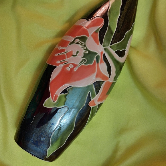 Large Floral Floor Vase Decor Ceramic for Livind Room, Bathroom, Kitchen - Picture 2 of 5